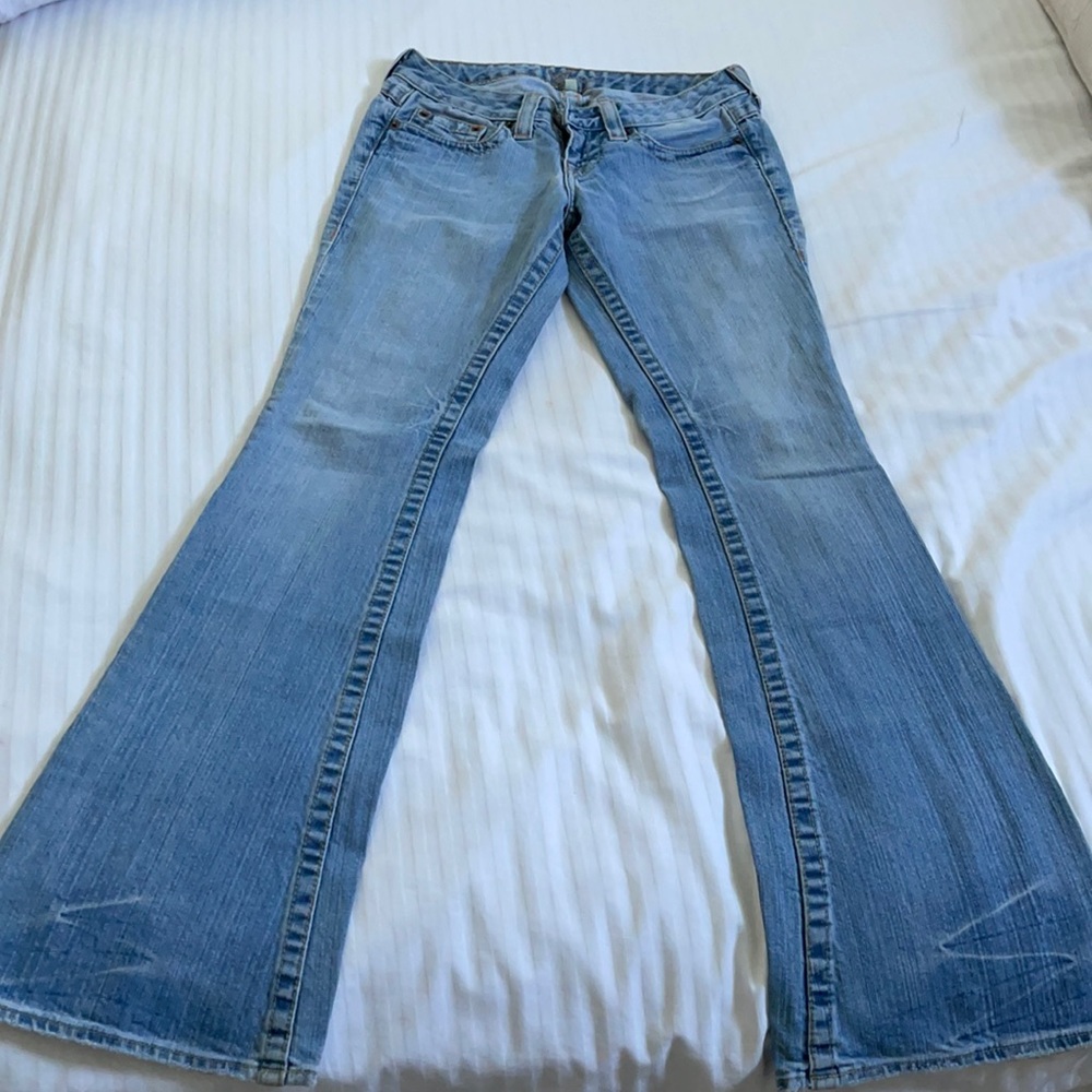 Bebe jeans size 27 good condition beautiful stones on pockets